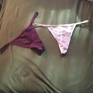 Victoria’s Secret v-strings.